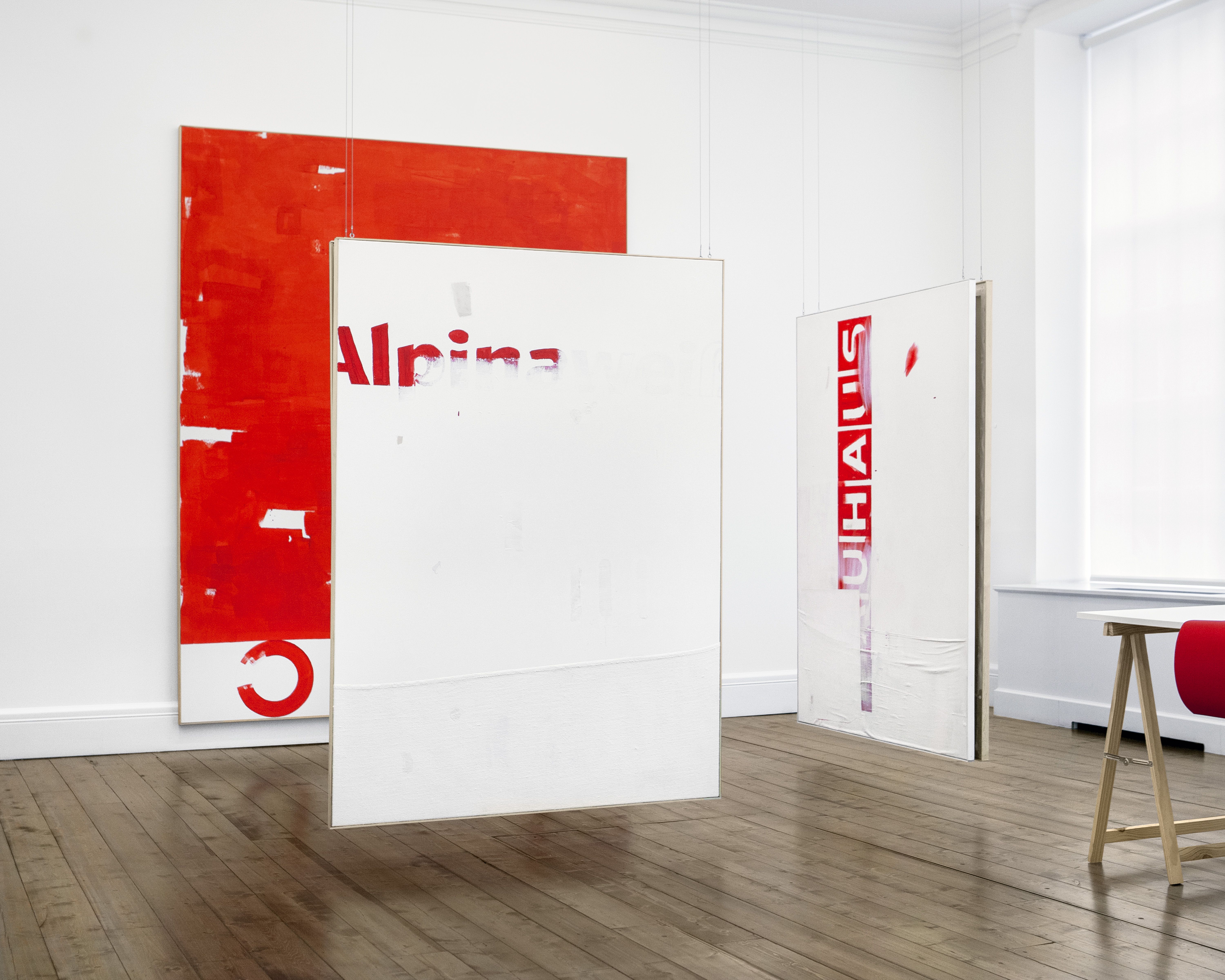 David Ostrowski, The Thin Red Line at Sprüth Magers, photo 2