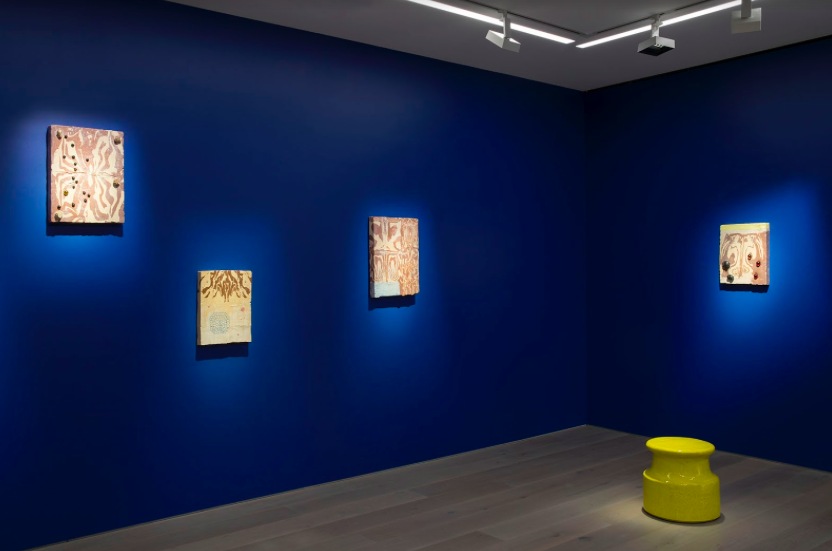 Johan Creten, Alfred Paintings at Perrotin, photo 8