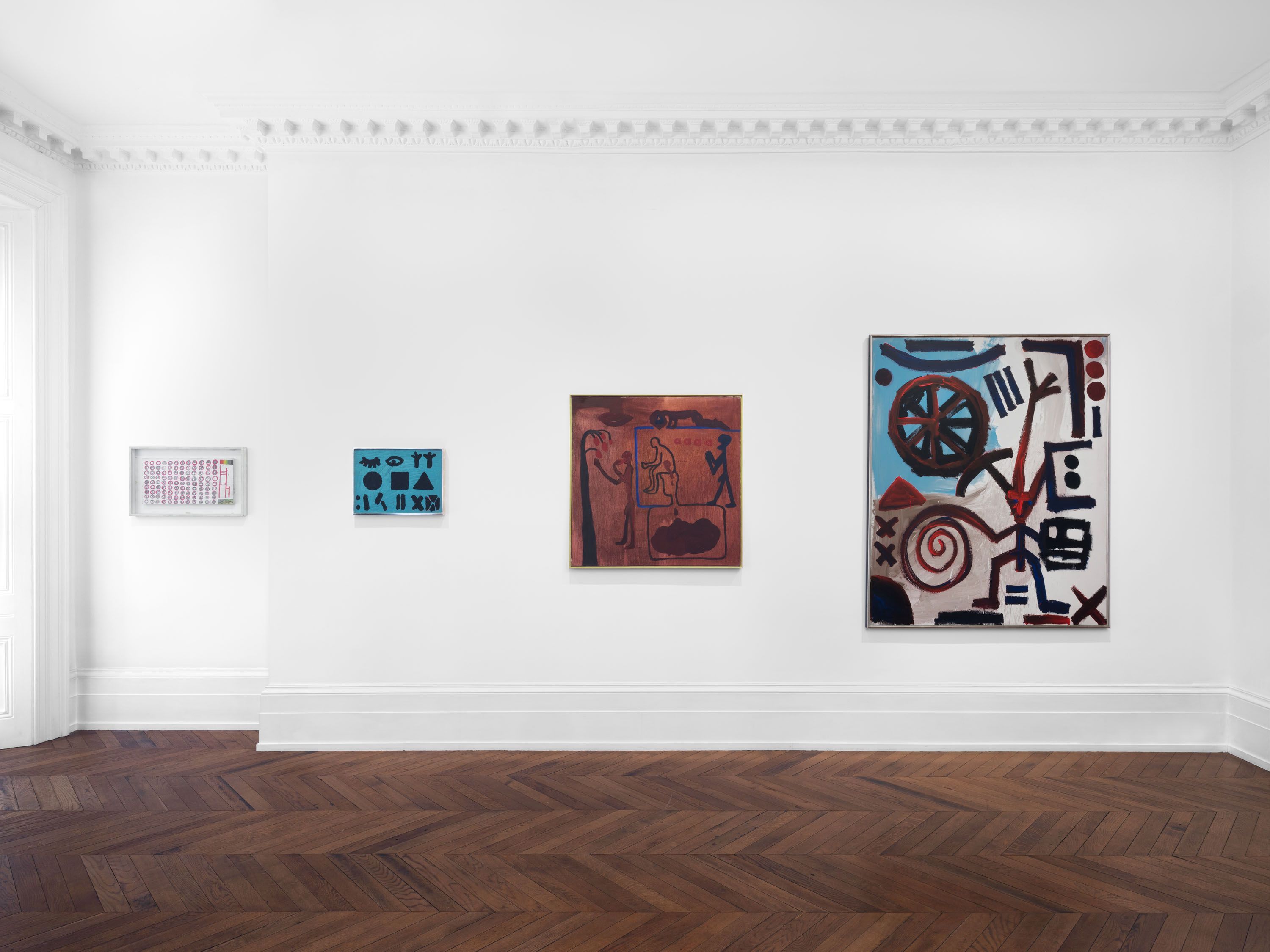 A.R. Penck, Systems: Felt Works and Paintings at Michael Werner, photo 11