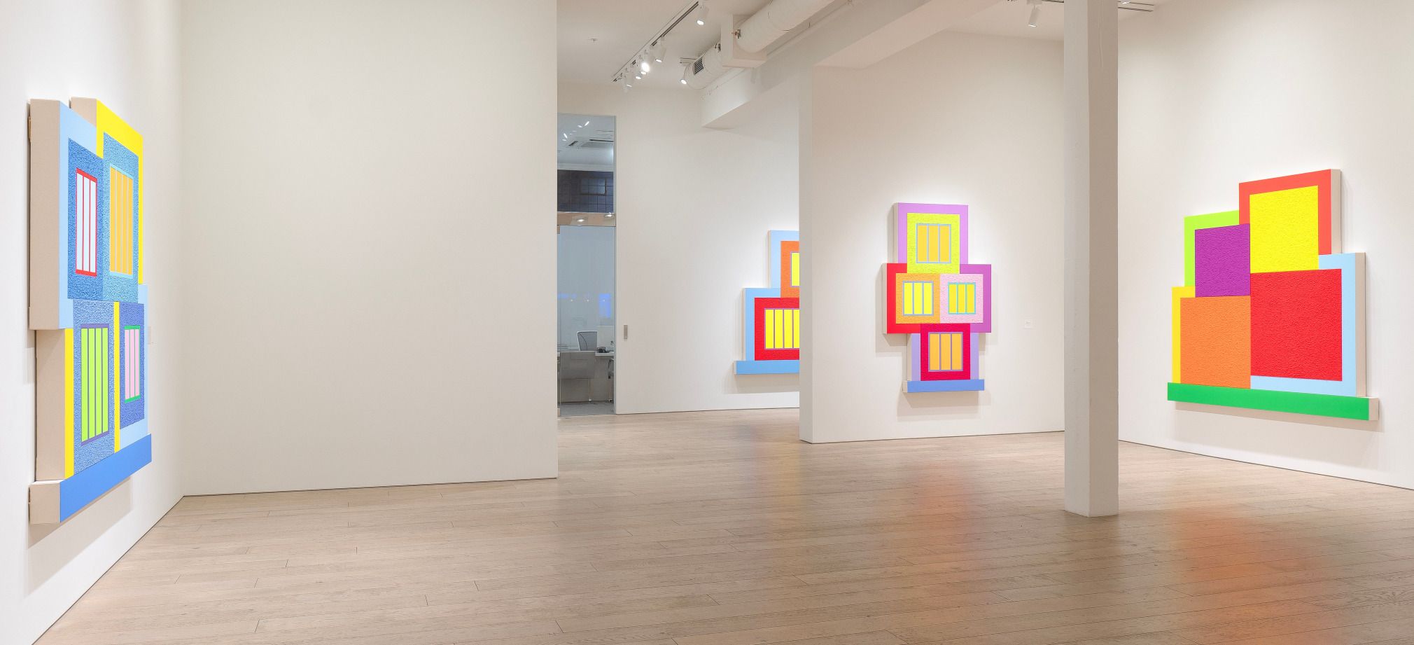 Peter Halley, Peter Halley at Berggruen, photo 4