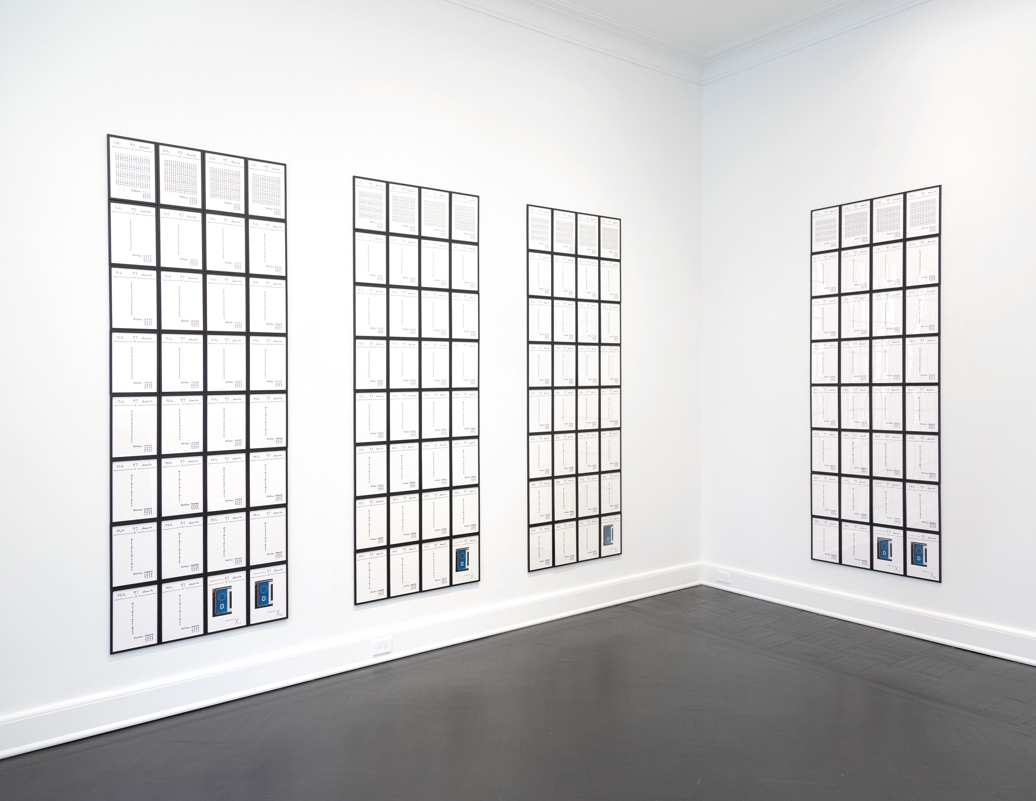 Hanne Darboven, Europa 97 at Petzel, photo 5