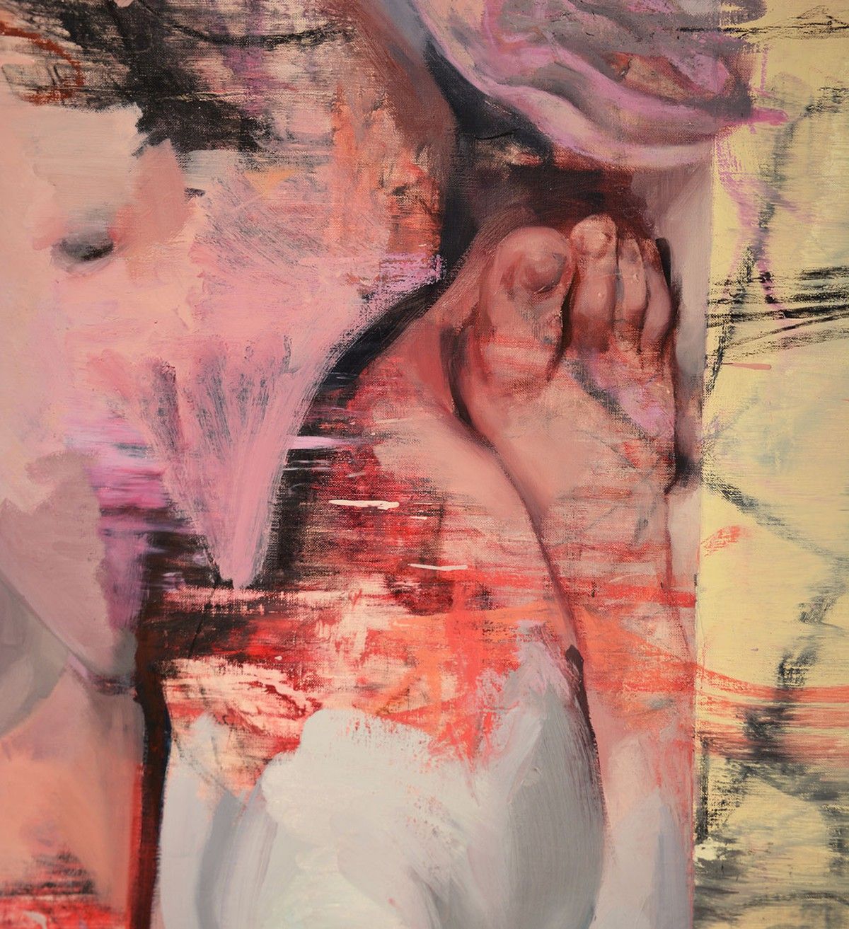 Jenny Saville, Ancestors at Gagosian, photo 2