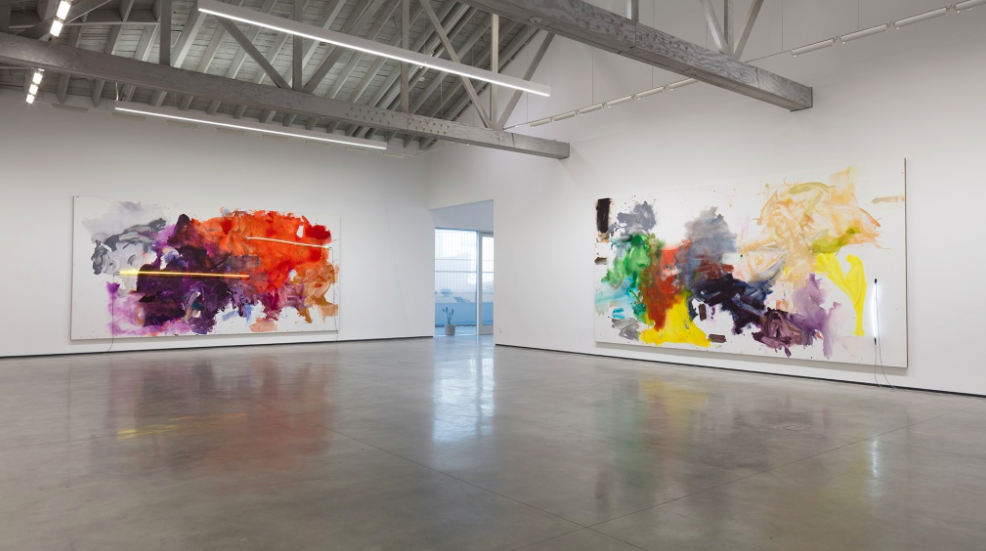 Mary Weatherford, Like The Land Loves The Sea at David Kordansky Gallery, photo 2