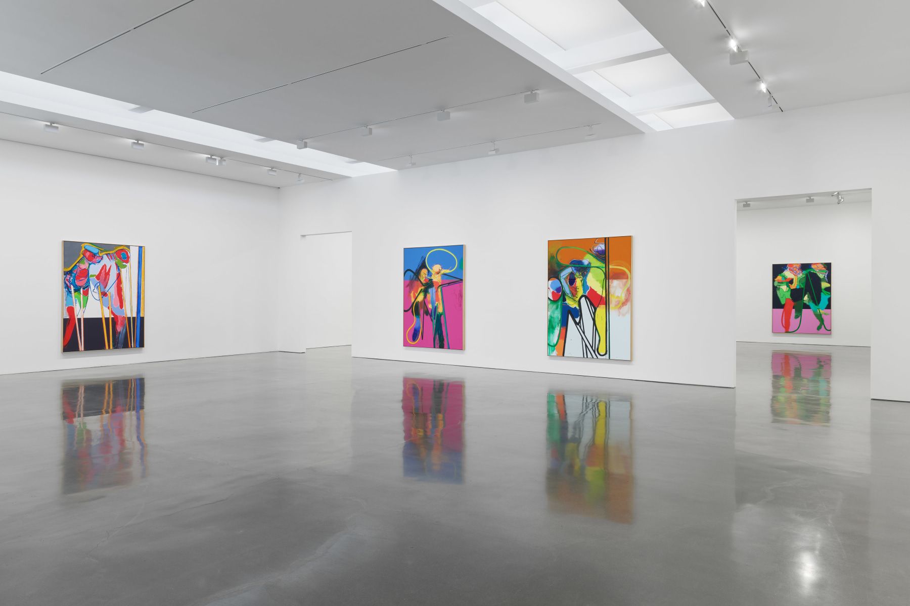 Daniel Richter, Furor II at Regen Projects, photo 6