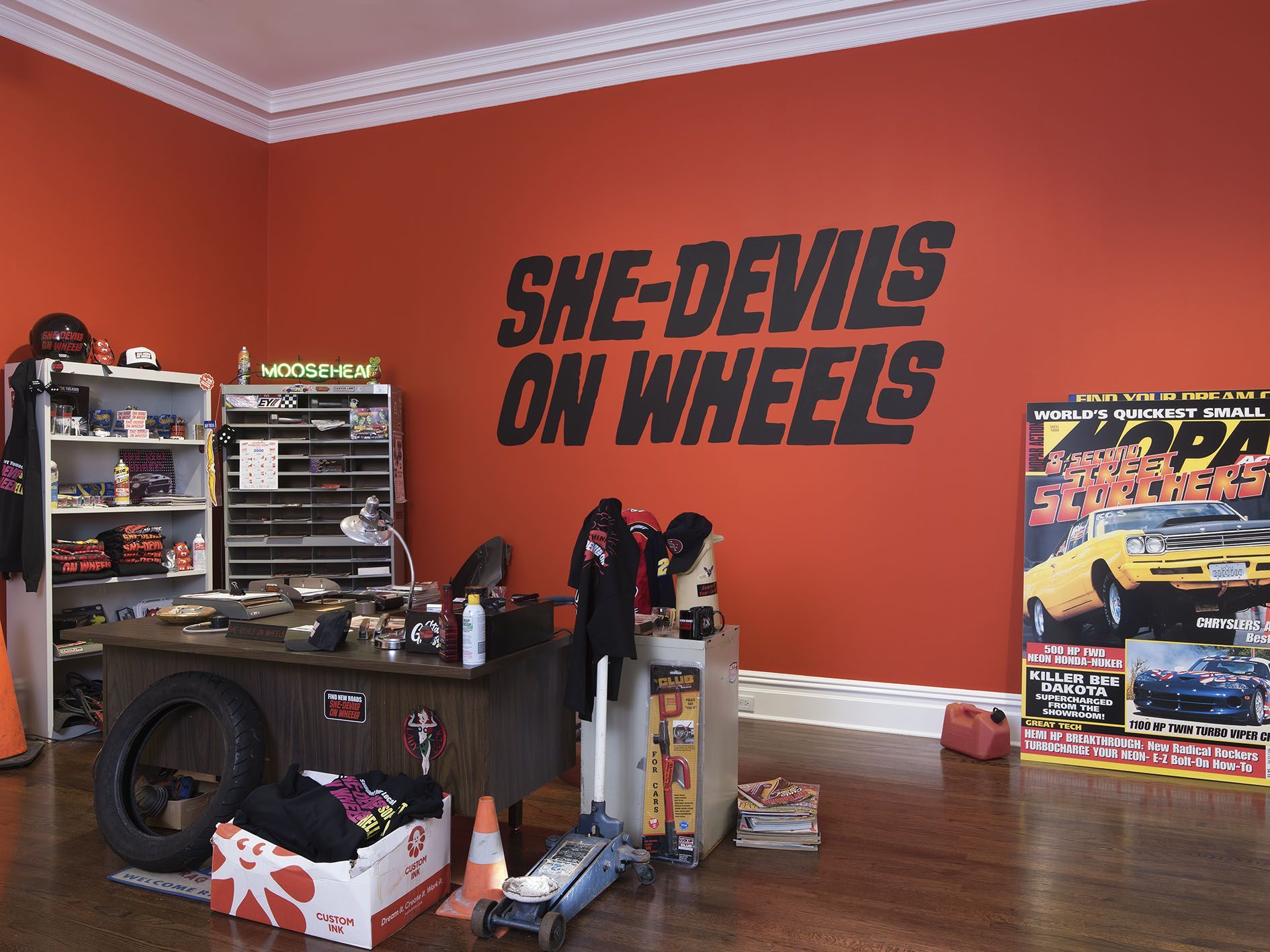 Sylvie Fleury, She-Devils on Wheels at Sprüth Magers, photo 2