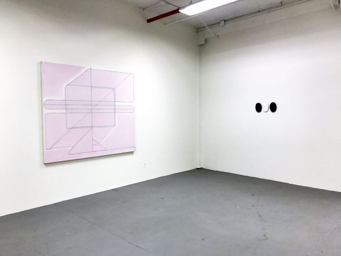 David Goerk, Paul Pagk, Marjorie Welish, Goerk, Pagk, Welish at Art 3, photo 2
