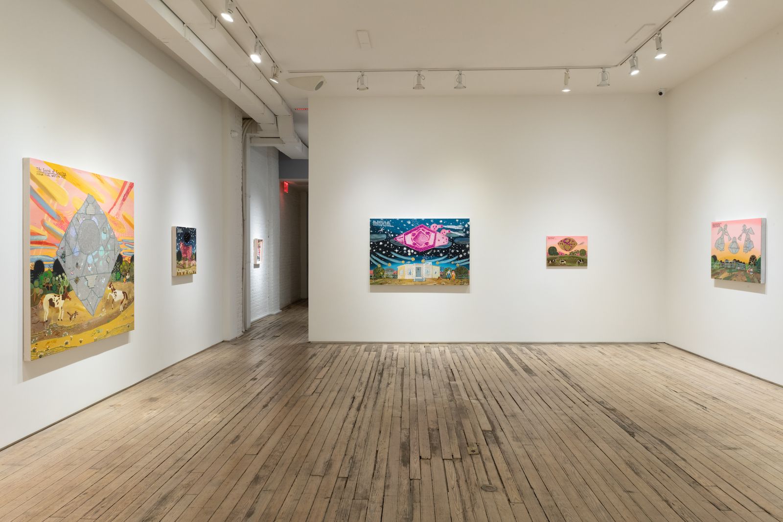 Esther Pearl Watson, Guardian of Eden at Andrew Edlin, photo 5