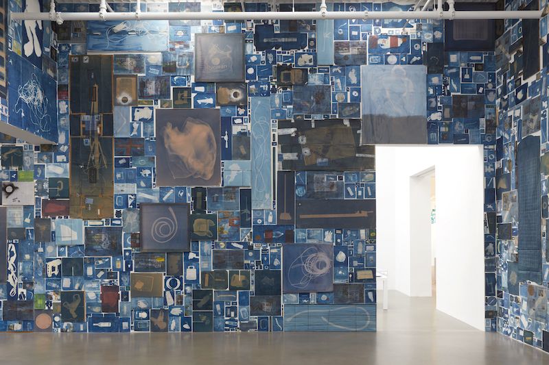 Walead Beshty, Abstract of A Partial Disassembling of an Invention Without a Future: Helter-Skelter and Random Notes in Which the Pulleys and Cogwheels Are Lying Around at Random All Over the Workbench at Petzel, photo 2