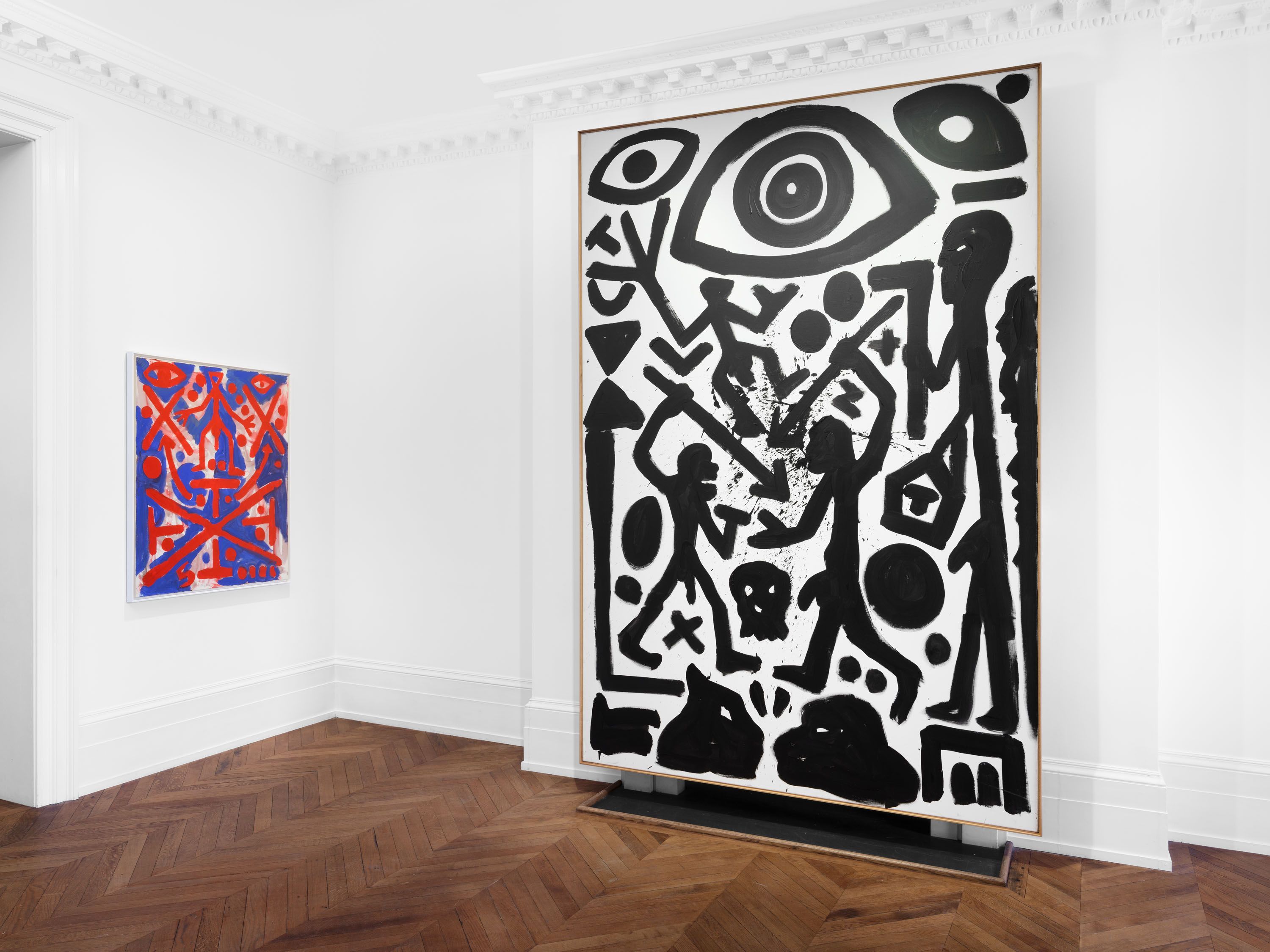 A.R. Penck, Systems: Felt Works and Paintings at Michael Werner, photo 5