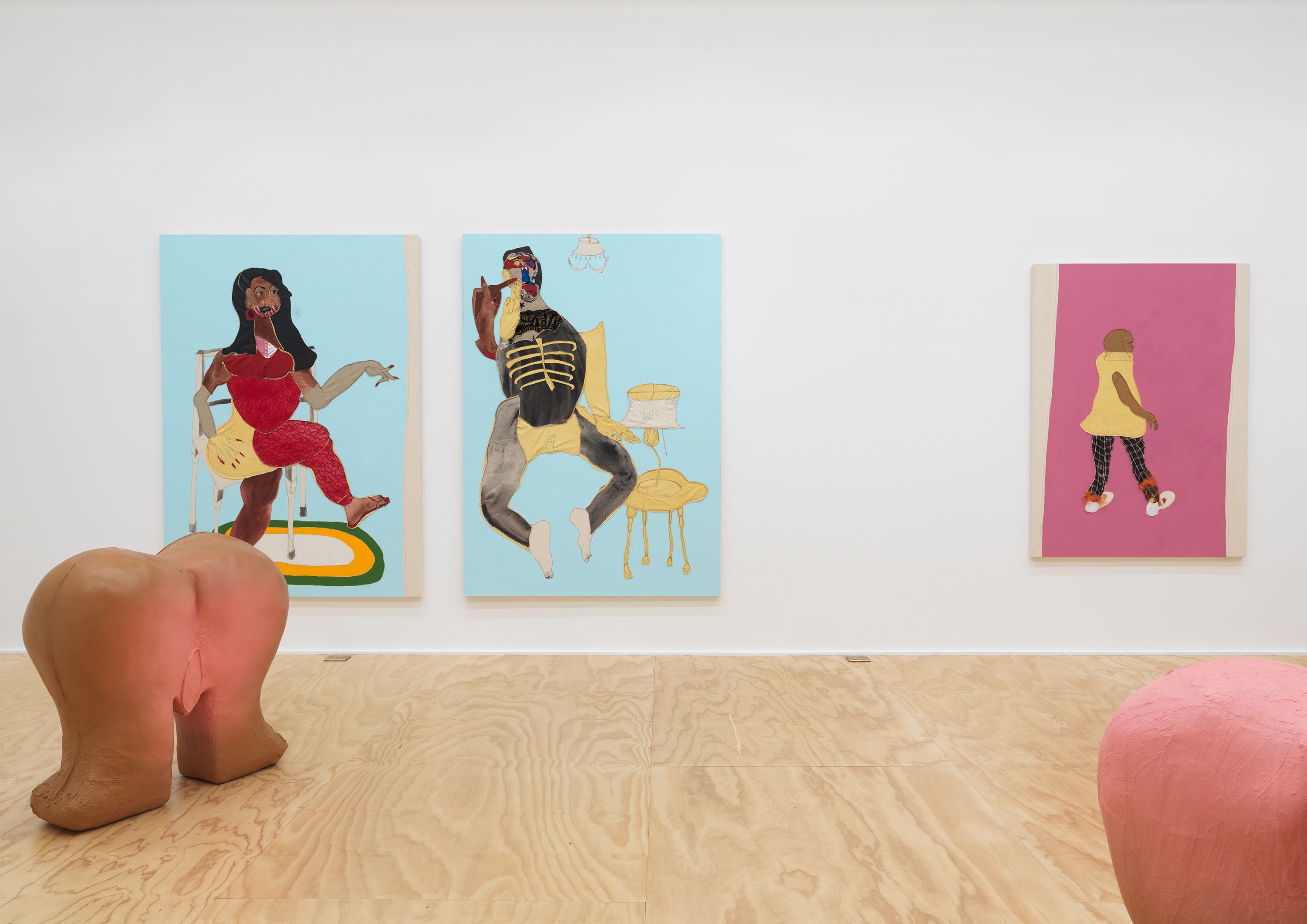 Tschabalala Self, Cotton Mouth at Eva Presenhuber, photo 2