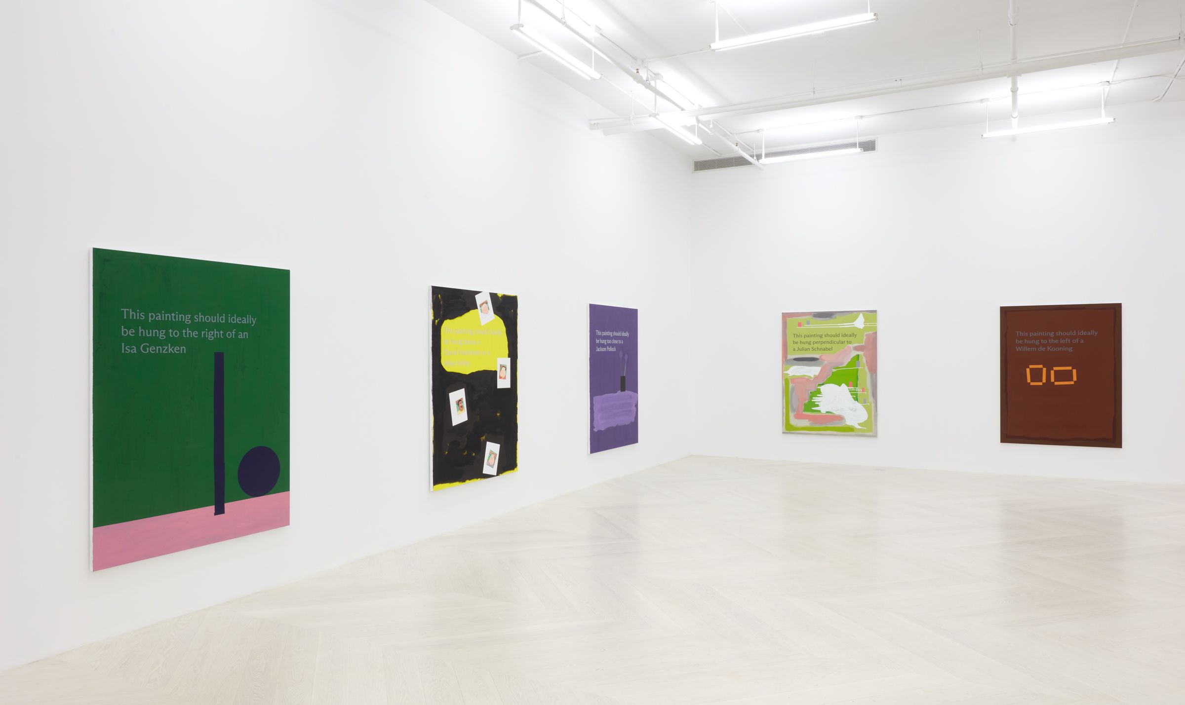 Jonathan Monk, These Paintings Should at Casey Kaplan, photo 4