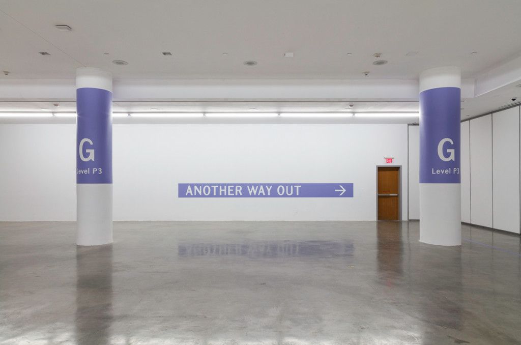 John Knight, A work in situ 2016 at Redcat, photo 4