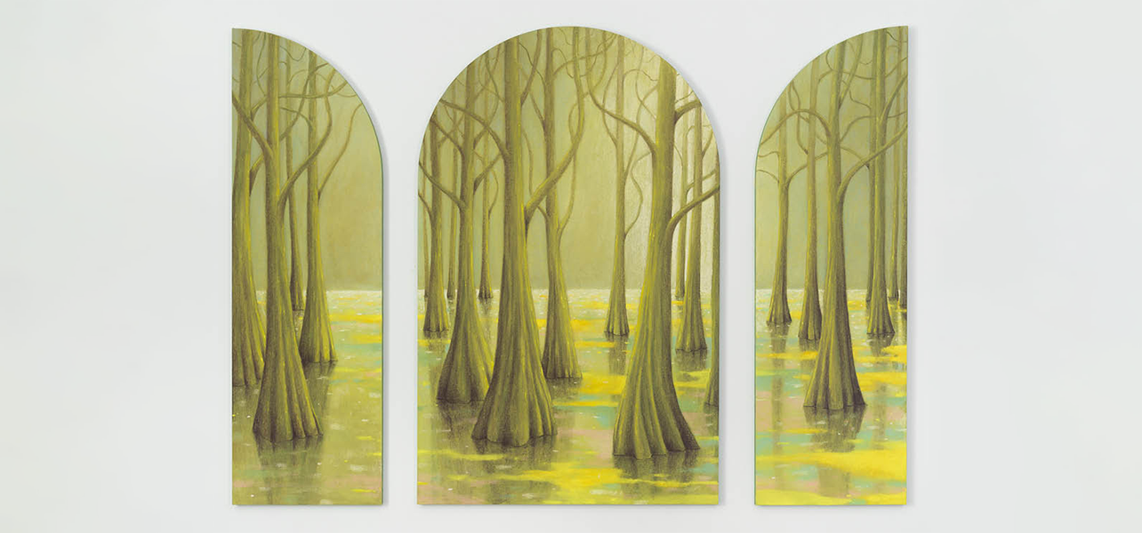 Nicolas Party, Swamp at Hauser & Wirth, photo 2