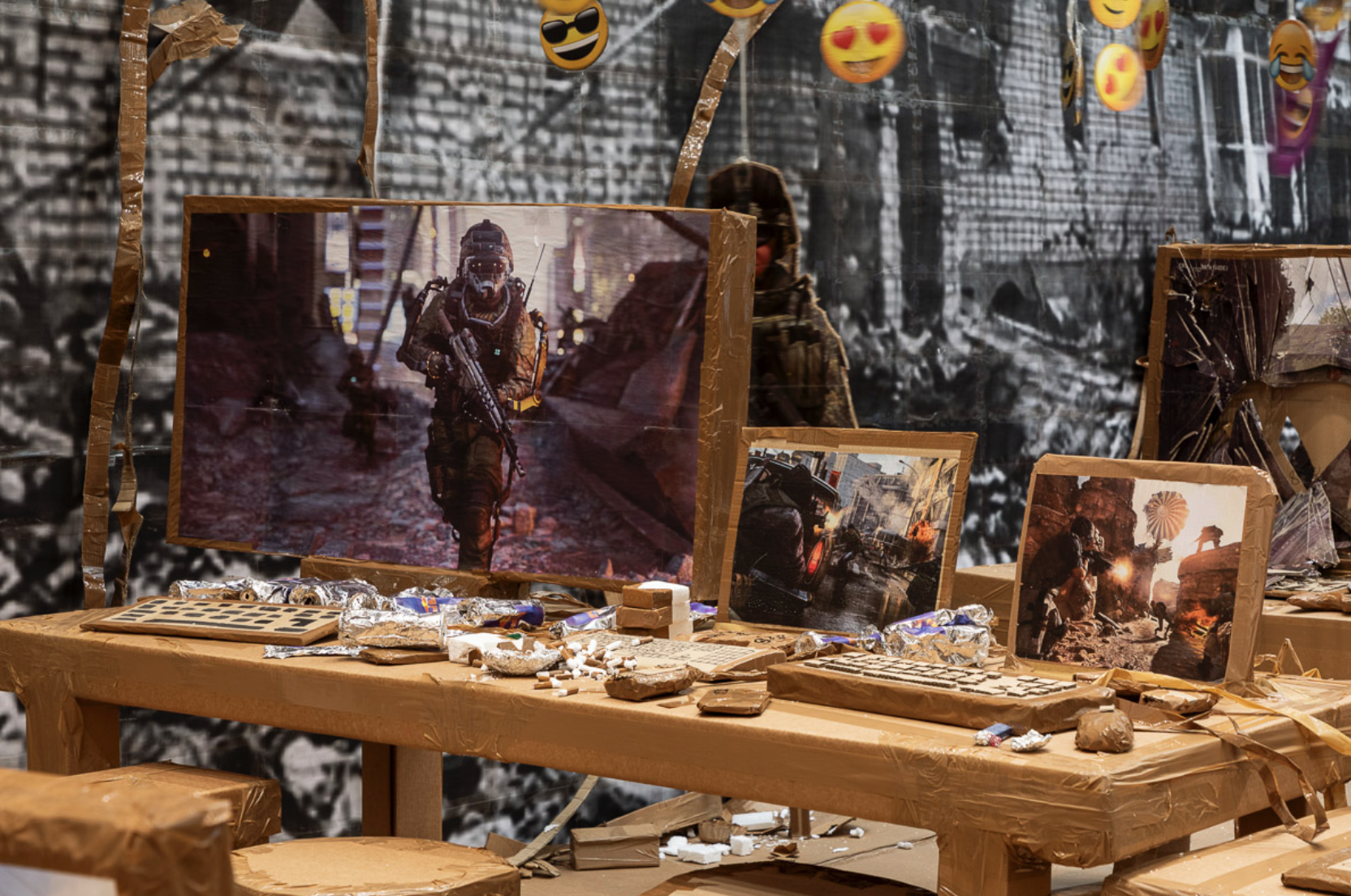 Thomas Hirschhorn, Fake It, Fake It – Till You Fake It. at Gladstone, photo 3