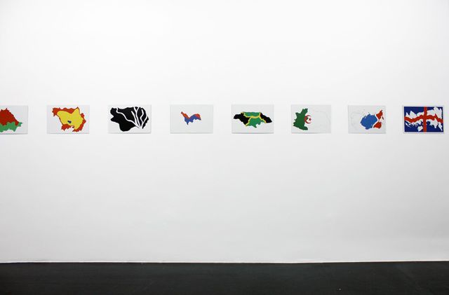 Peter Fend, WORD STACKS AND FLAGS at Essex Street, photo 3