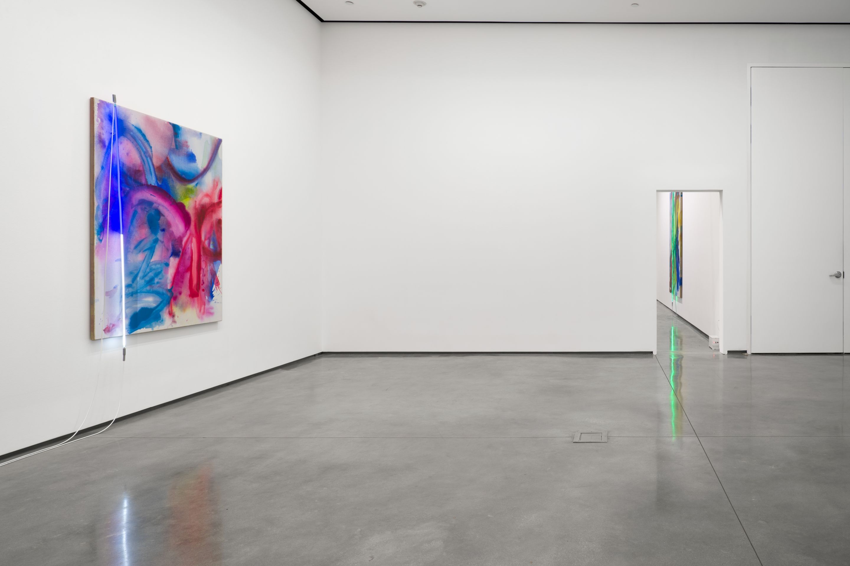 Mary Weatherford, Mountains Mud Prisms Air at David Kordansky Gallery, photo 9