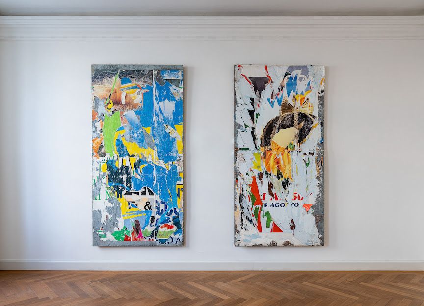 Mimmo Rotella, Manifesti Lacerati at Kewenig, photo 2