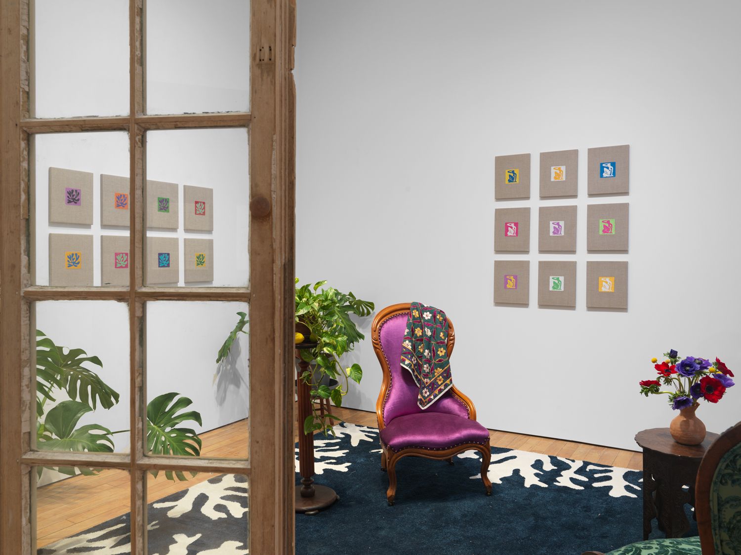 Elaine Reichek, Material Girl at Marinaro, photo 9