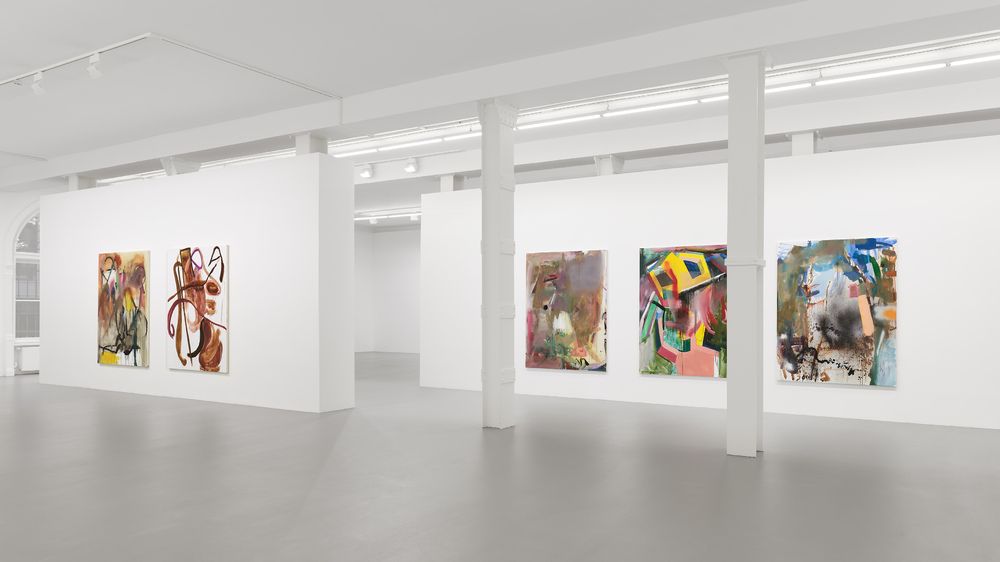 Albert Oehlen, unverständliche braune Bilder at Max Hetzler, photo 7