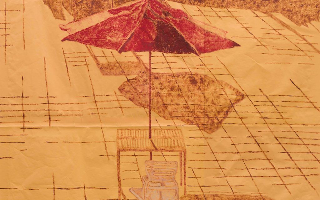 Maxwell Alexandre, Sanctuary and the Shadow of Its Walls at Delfina Foundation, photo 2