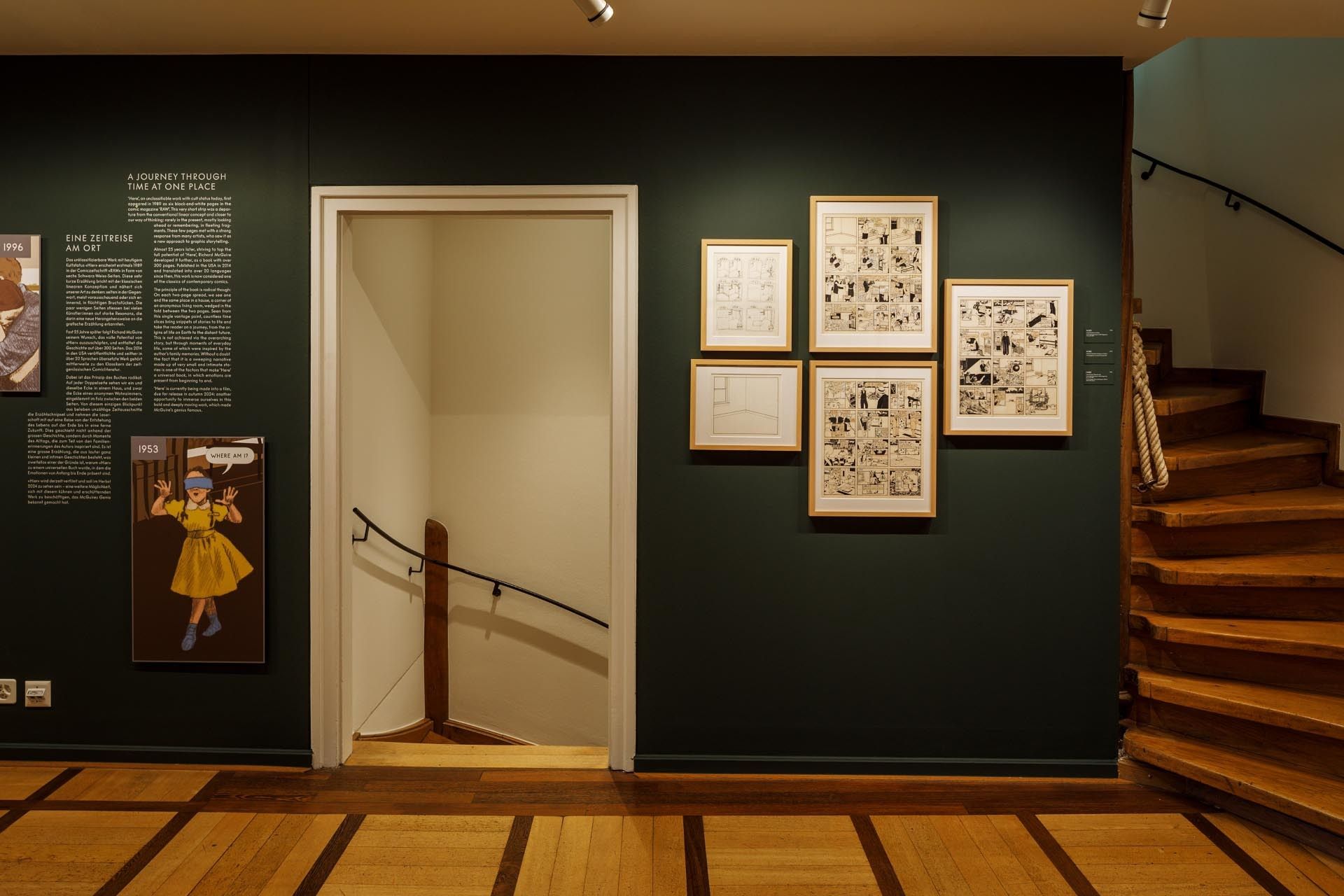 Richard McGuire, Then and There, Here and Now at Cartoonmuseum Basel, photo 3