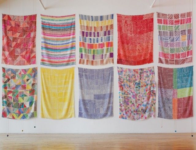 Polly Apfelbaum, A Handweaver’s Pattern Book at Clifton Benevento, photo 5