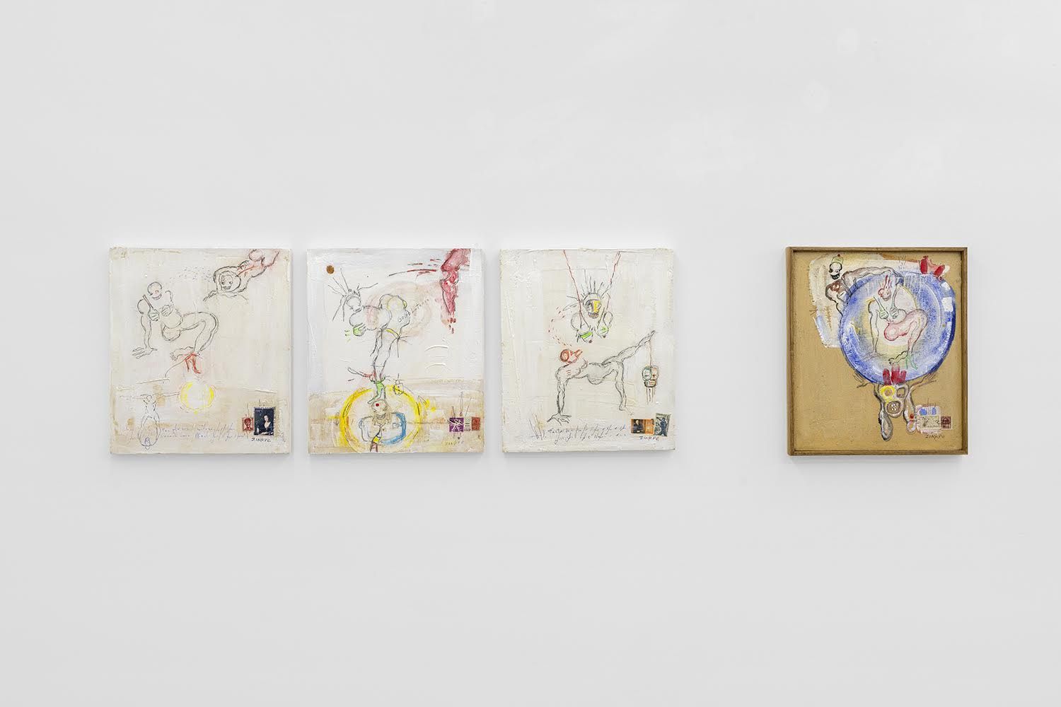 Zinkpe, The Other Side of the World: Variations for Drawing on Canvas at Septieme, photo 2