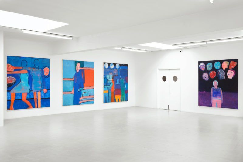 Katherine Bradford, Legs and Stripes at Campoli Presti, photo 5
