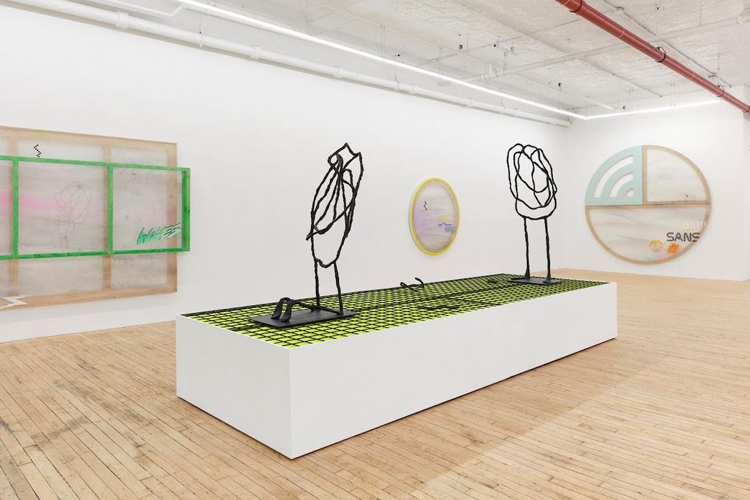 Wendy White, Heart Beats Dust at Gaa, photo 2