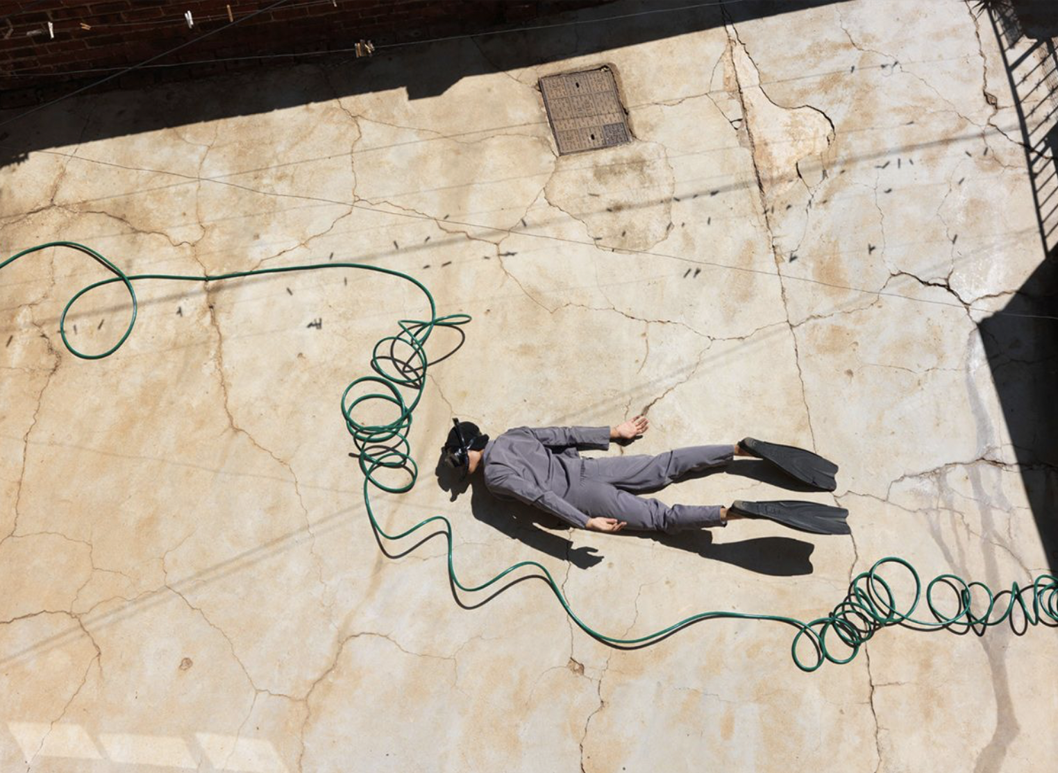 Robin Rhode, The Backyard is My World at Lehmann Maupin, photo 2
