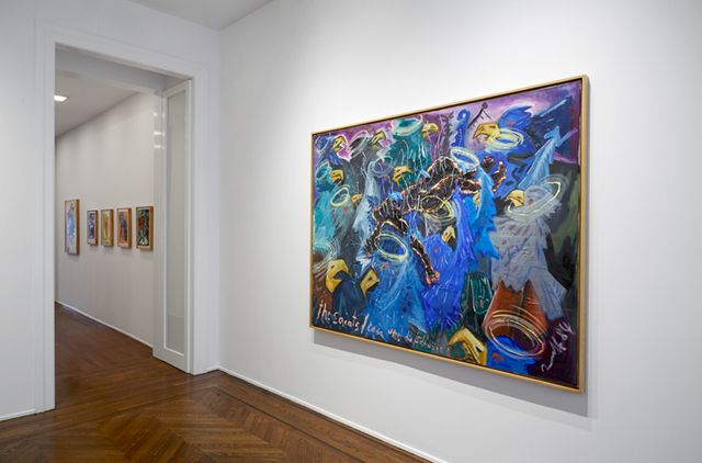 Jörg Immendorff, Café Deutschland at Michael Werner, photo 4