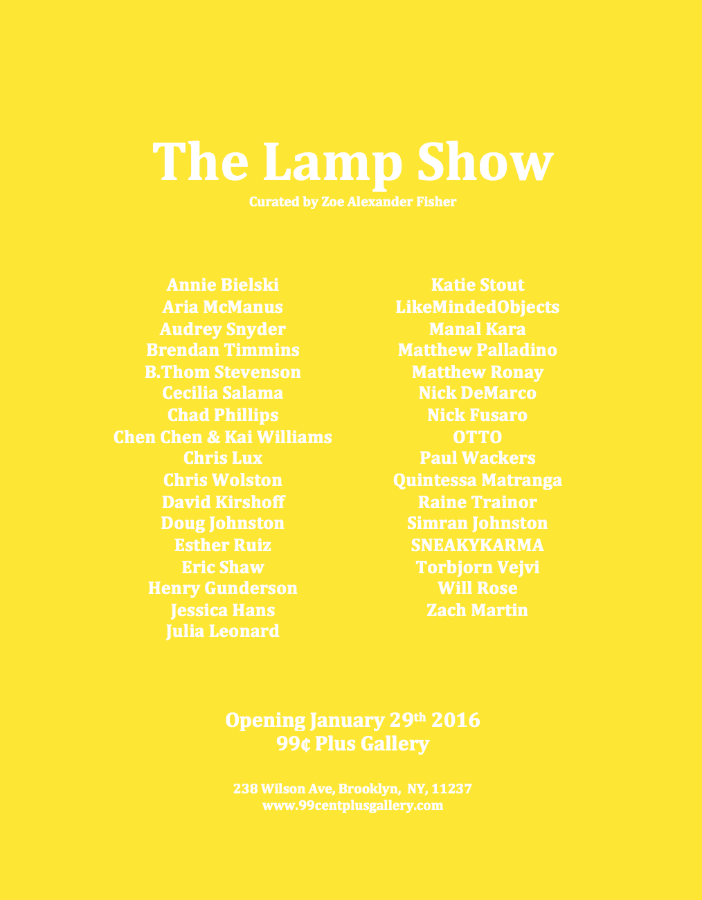 The Lamp Show, The Lamp Show at 99¢ Plus Gallery, photo 3
