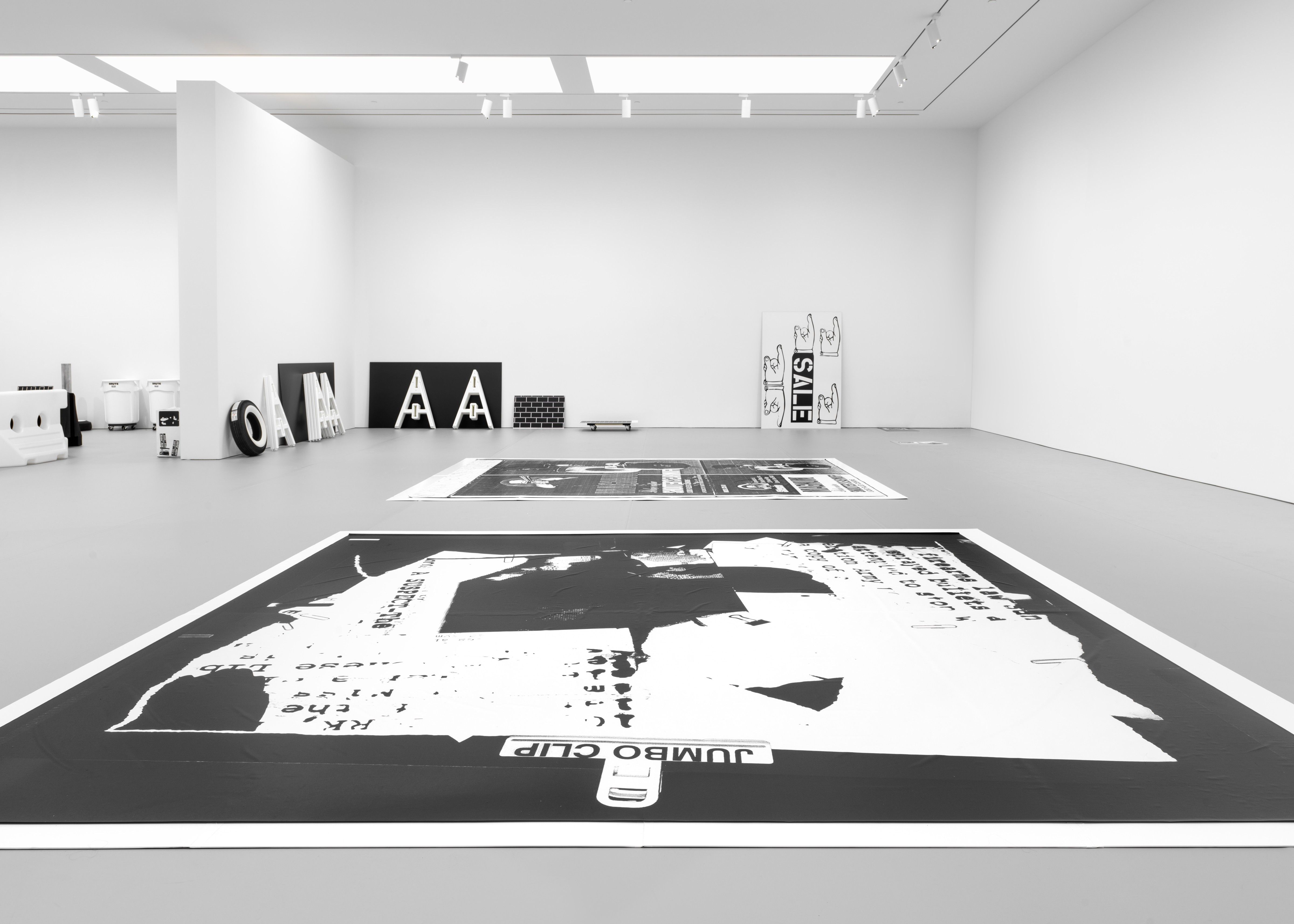 Cady Noland, Cady Noland at Gagosian, photo 2